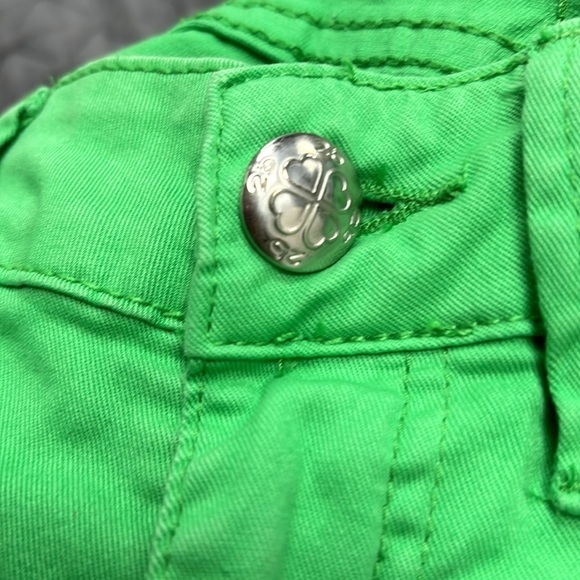 2B Bebe Jeans Skinny unique green color size 27 - Picture 9 of 10